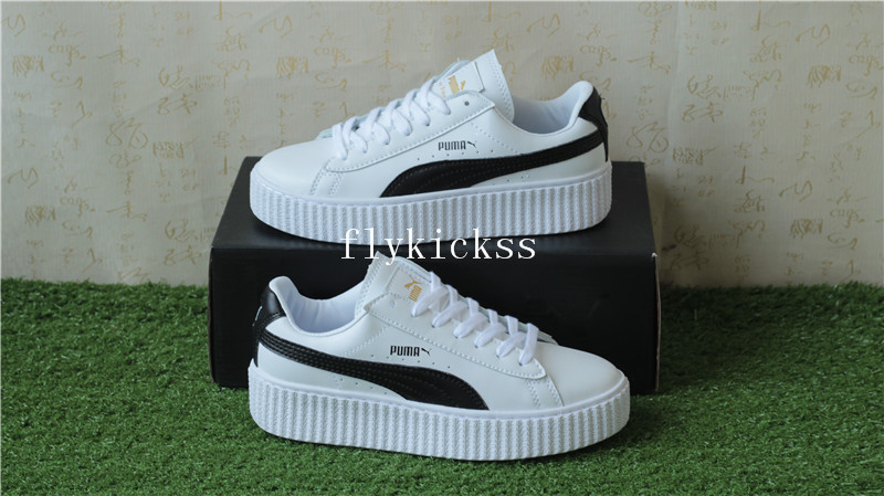 Puma Fenty Rihanna Creeper Low Leather White Black